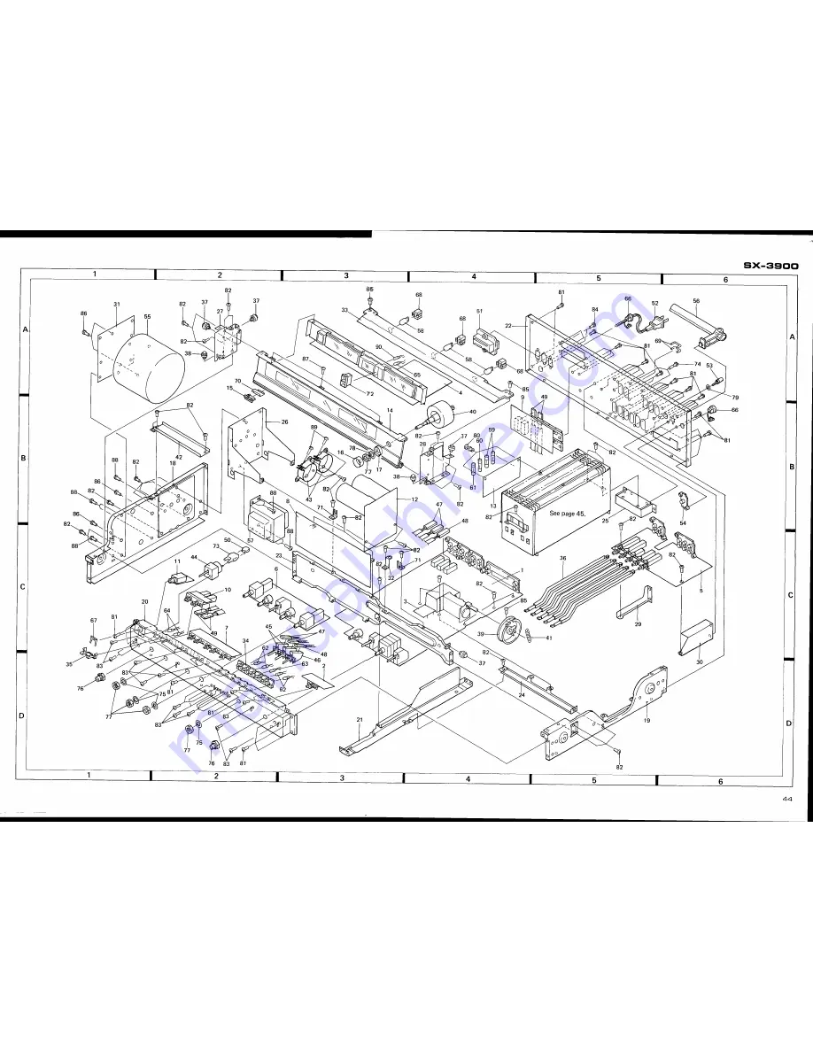 Pioneer SX-3900 Service Manual Download Page 36