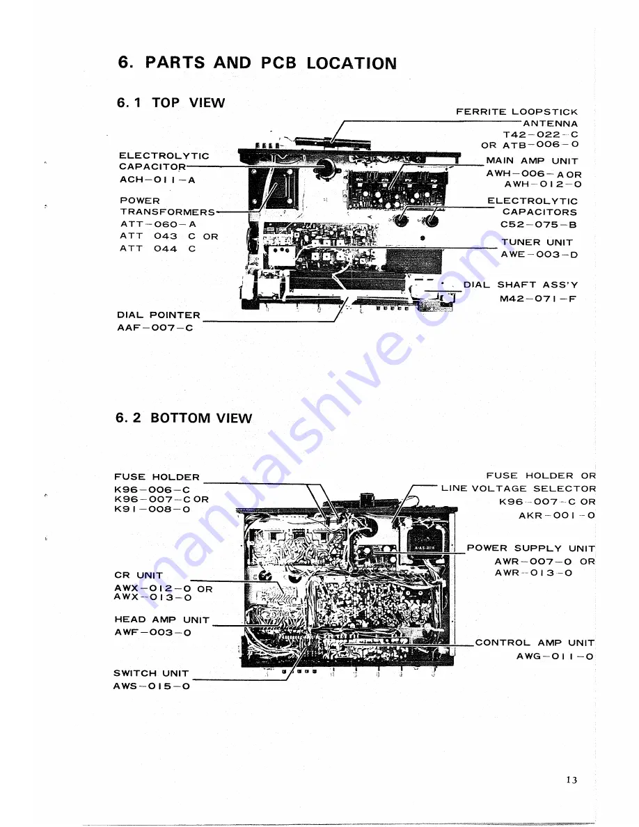 Pioneer SX-525 FVZW Service Manual Download Page 11