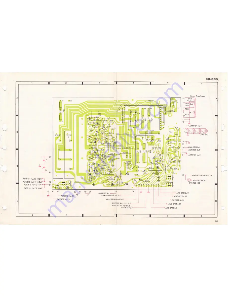 Pioneer sx-550 Service Manual Download Page 38