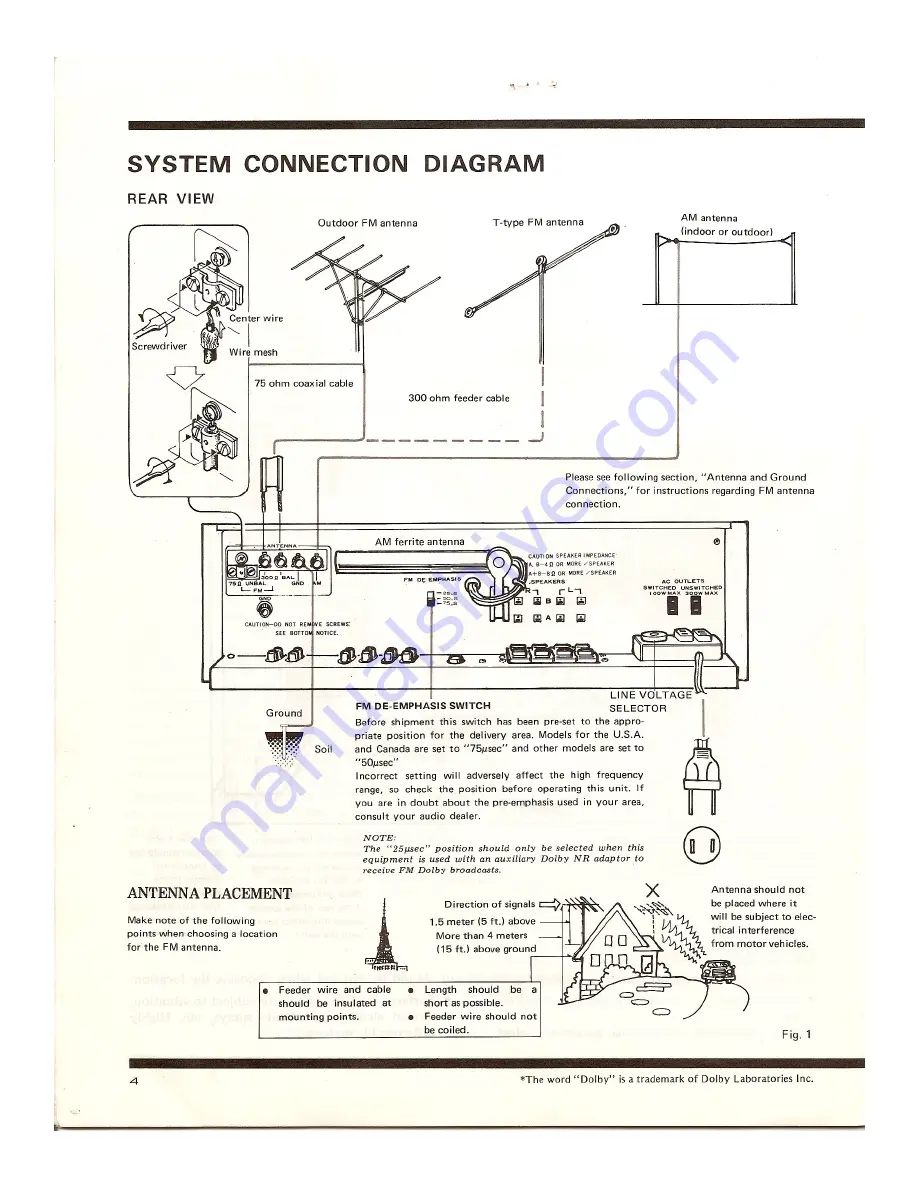 Pioneer SX-5560 Operating Instructions Manual Download Page 4