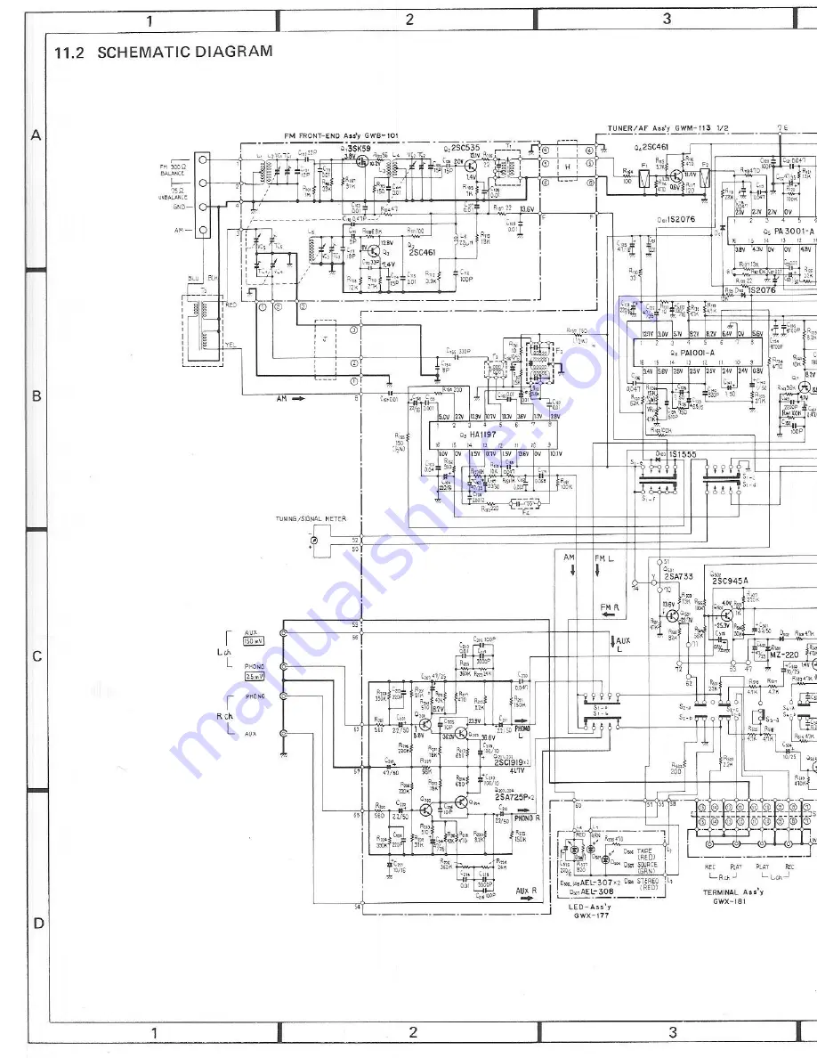 Pioneer SX-580 Service Manual Download Page 22