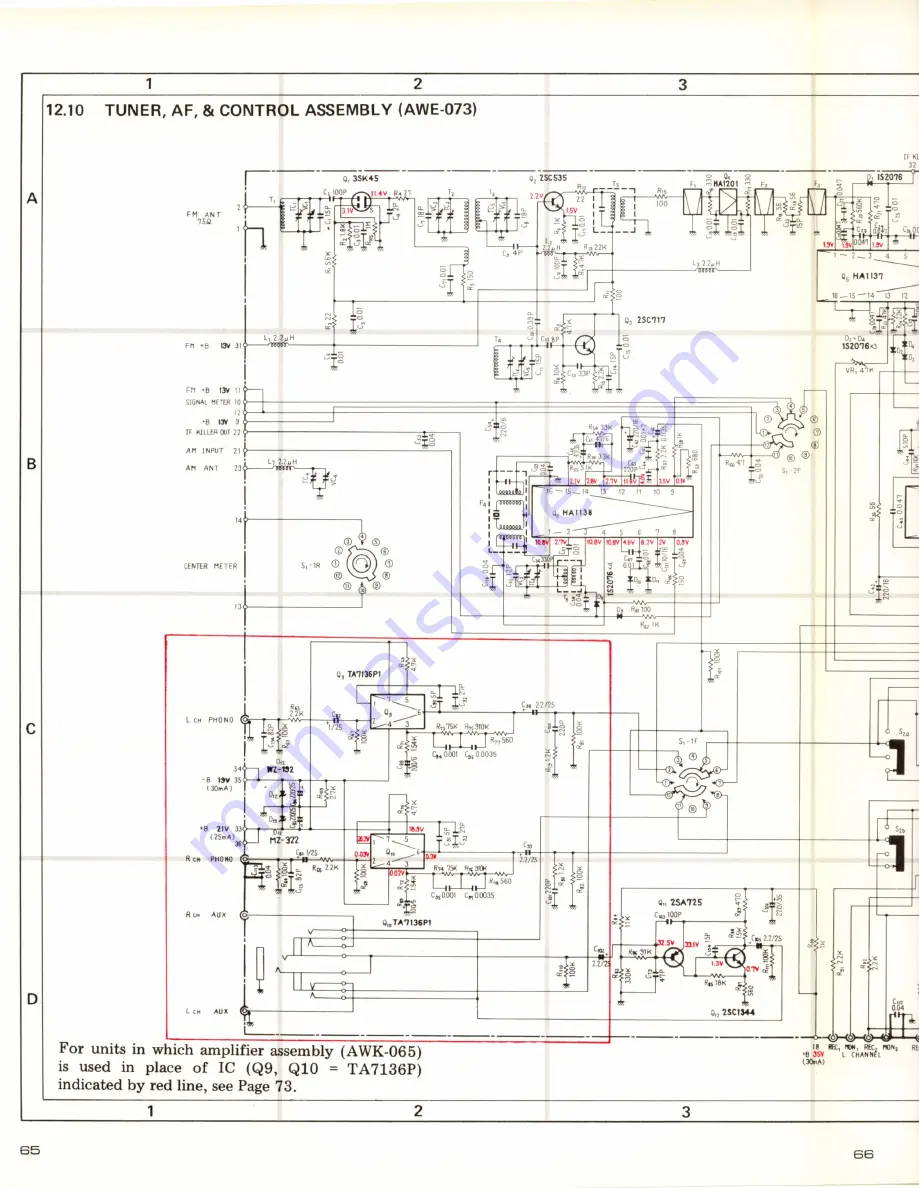 Pioneer SX-750 Service Manual Download Page 64