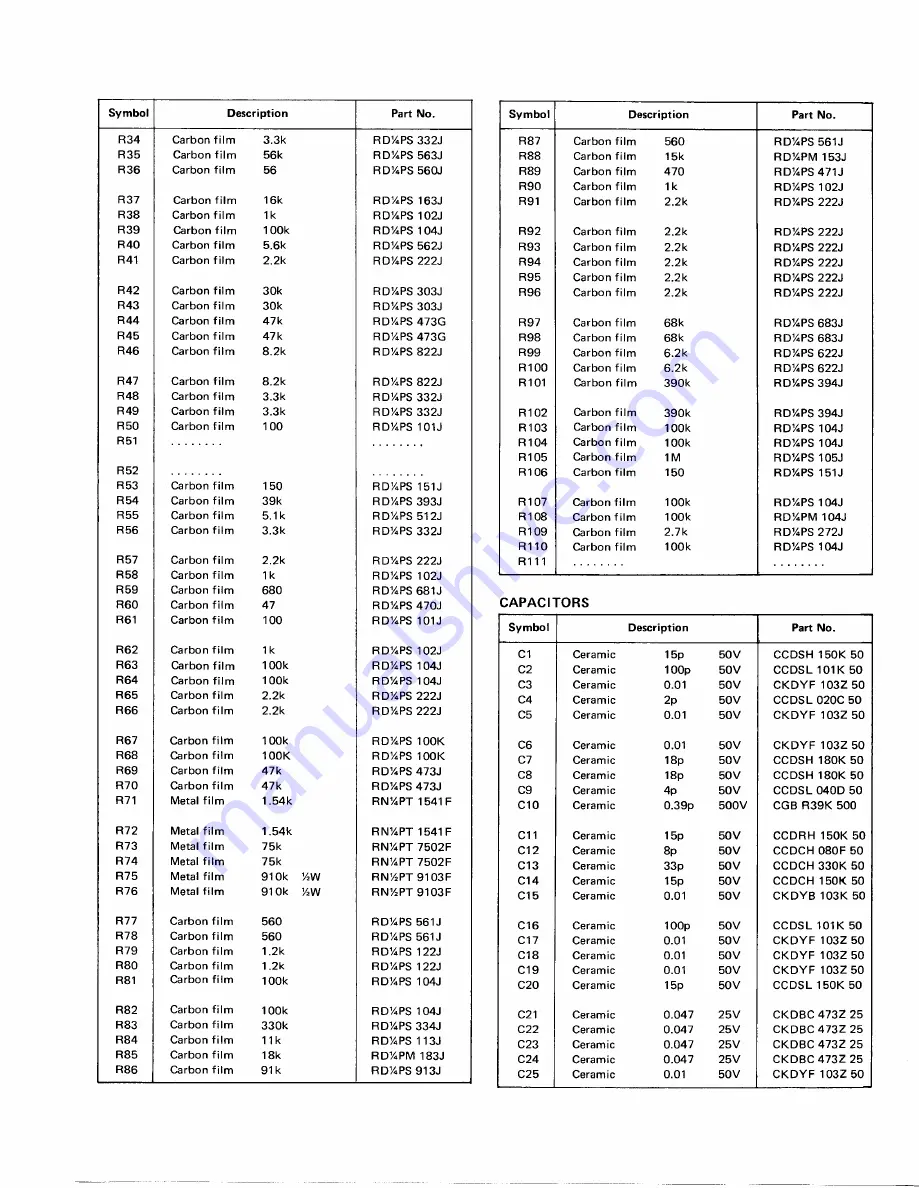 Pioneer SX-750 Service Manual Download Page 69