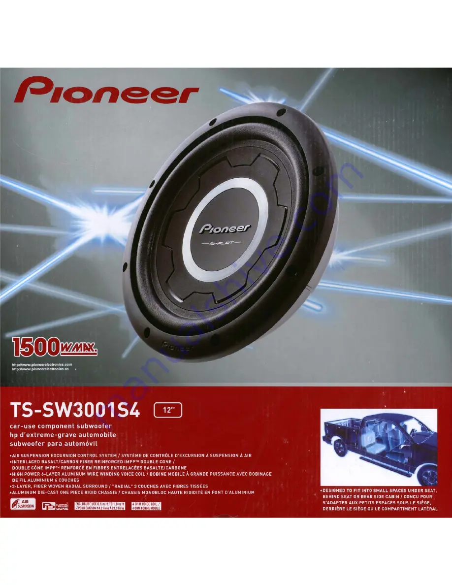 Pioneer T5-5W2501S2 Скачать руководство пользователя страница 6