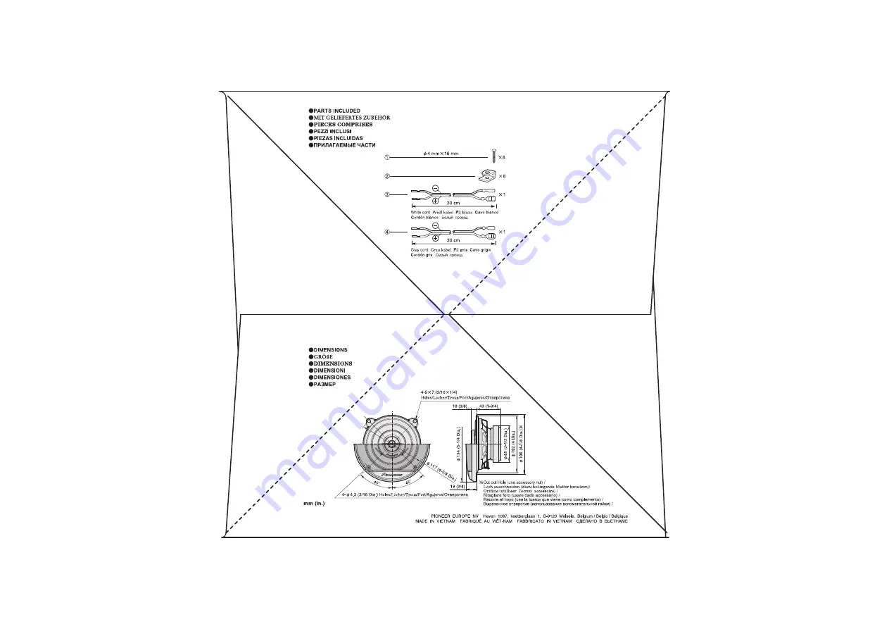 Pioneer TS-G1022i User Manual Download Page 8