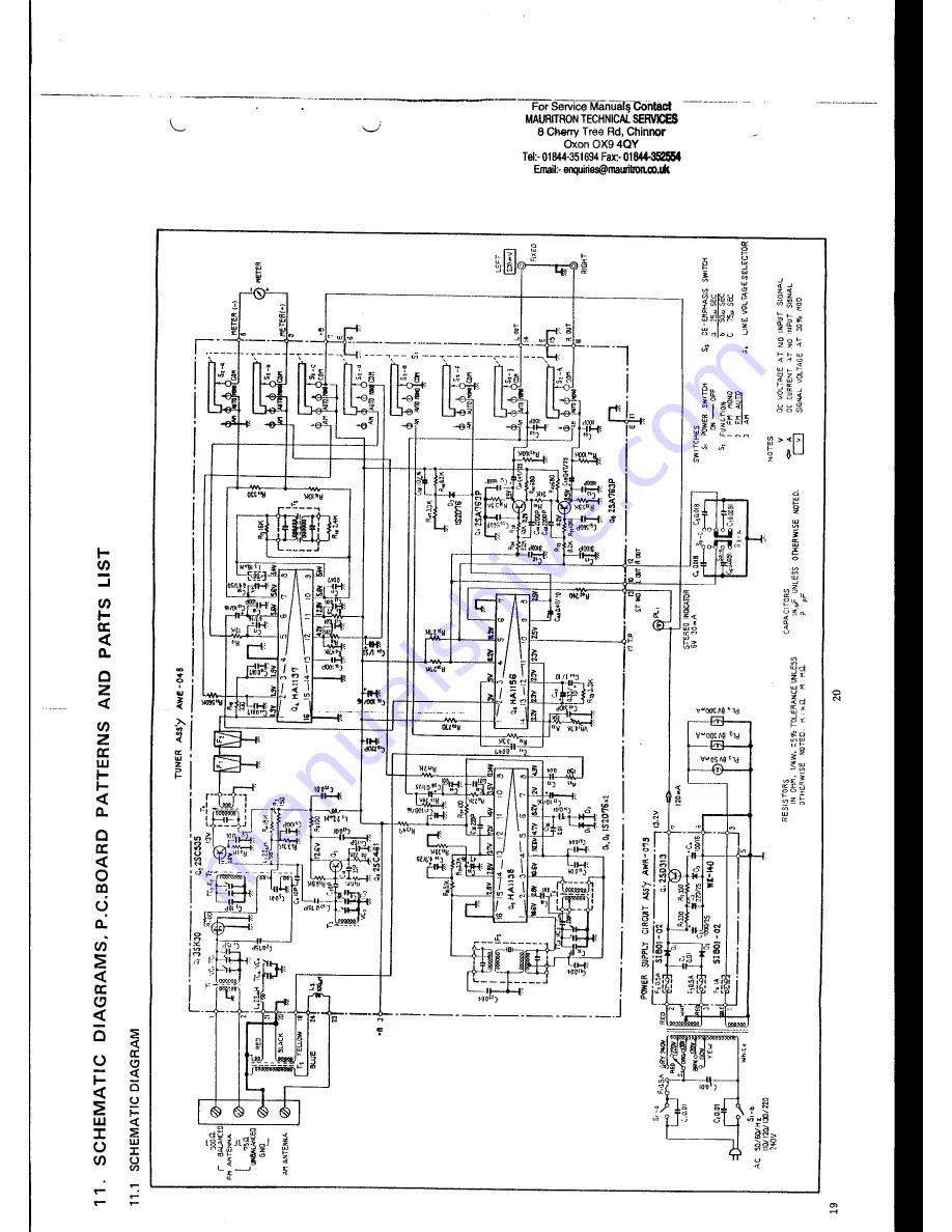 Pioneer TX-5300 Service Manual Download Page 18