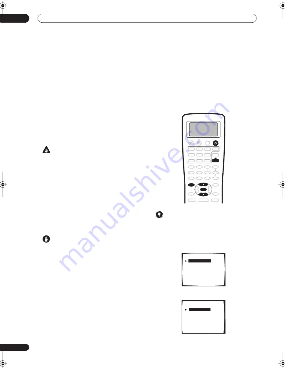 Pioneer VSX-AX5Ai-G Operating Instructions Manual Download Page 54