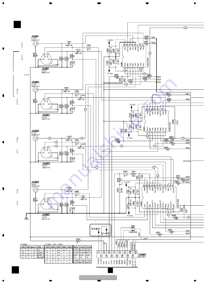 Pioneer VSX-D1011-D Service Manual Download Page 30