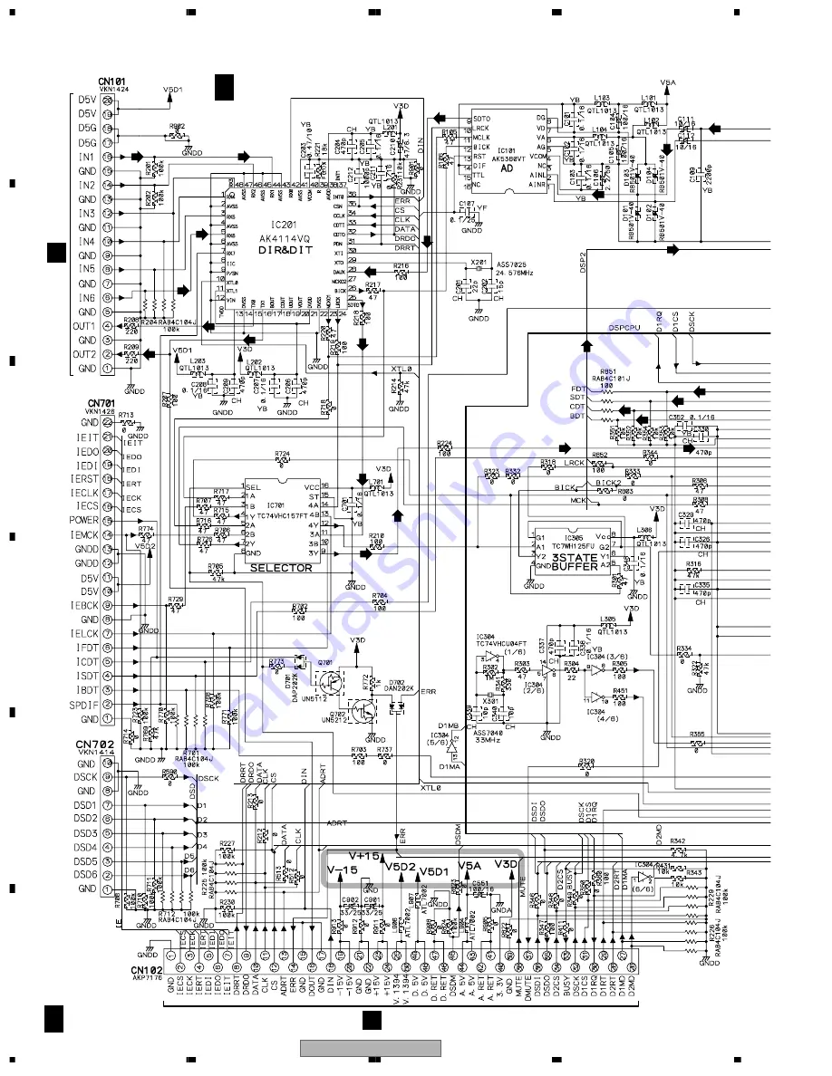 Pioneer VSX-D1011-D Service Manual Download Page 44