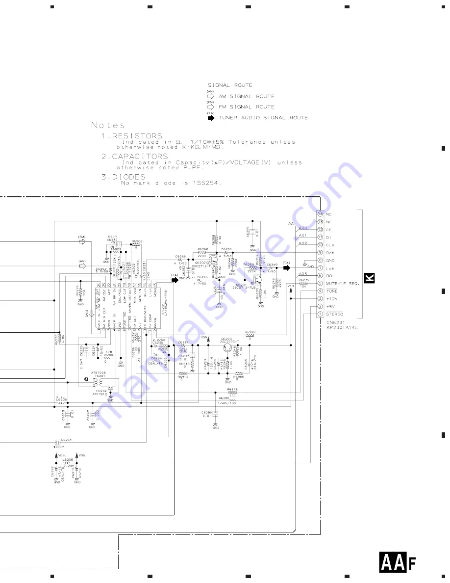 Pioneer XR-A660EE Service Manual Download Page 5