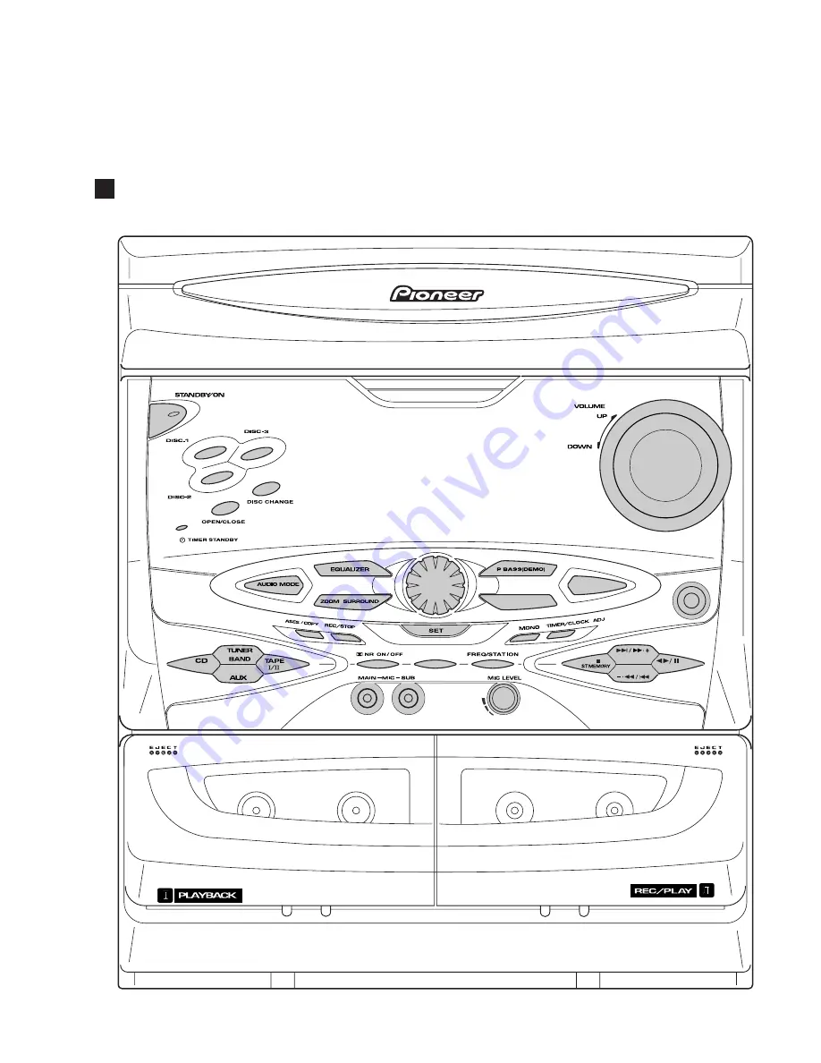 Pioneer XR-A6800 Service Manual Download Page 69