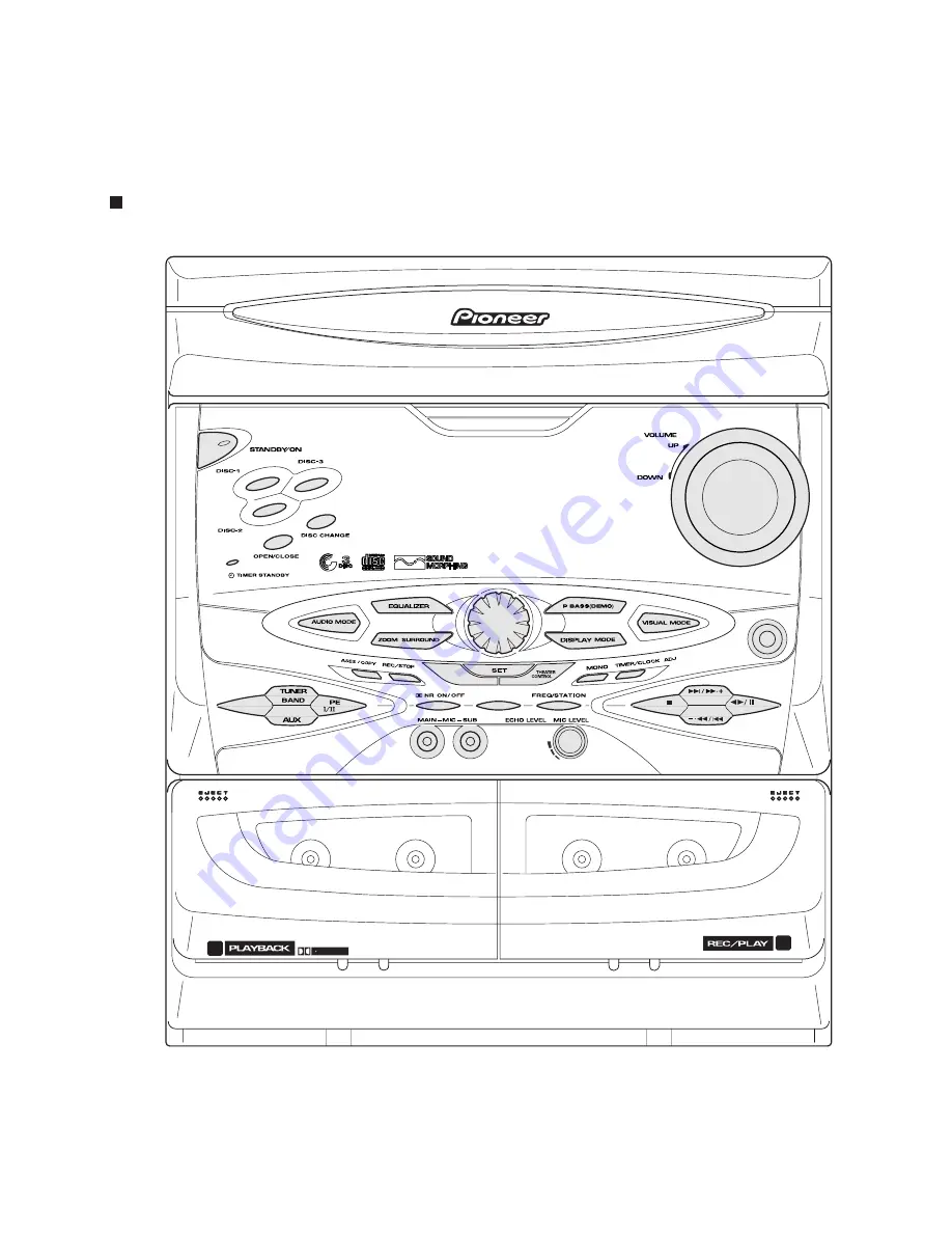 Pioneer XR-A9800D Service Manual Download Page 101