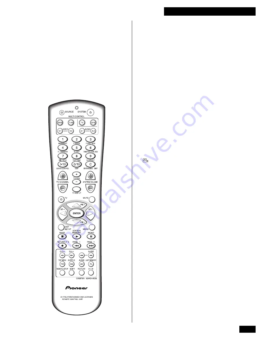 Pioneer XV-DV55 Operating Instructions Manual Download Page 13