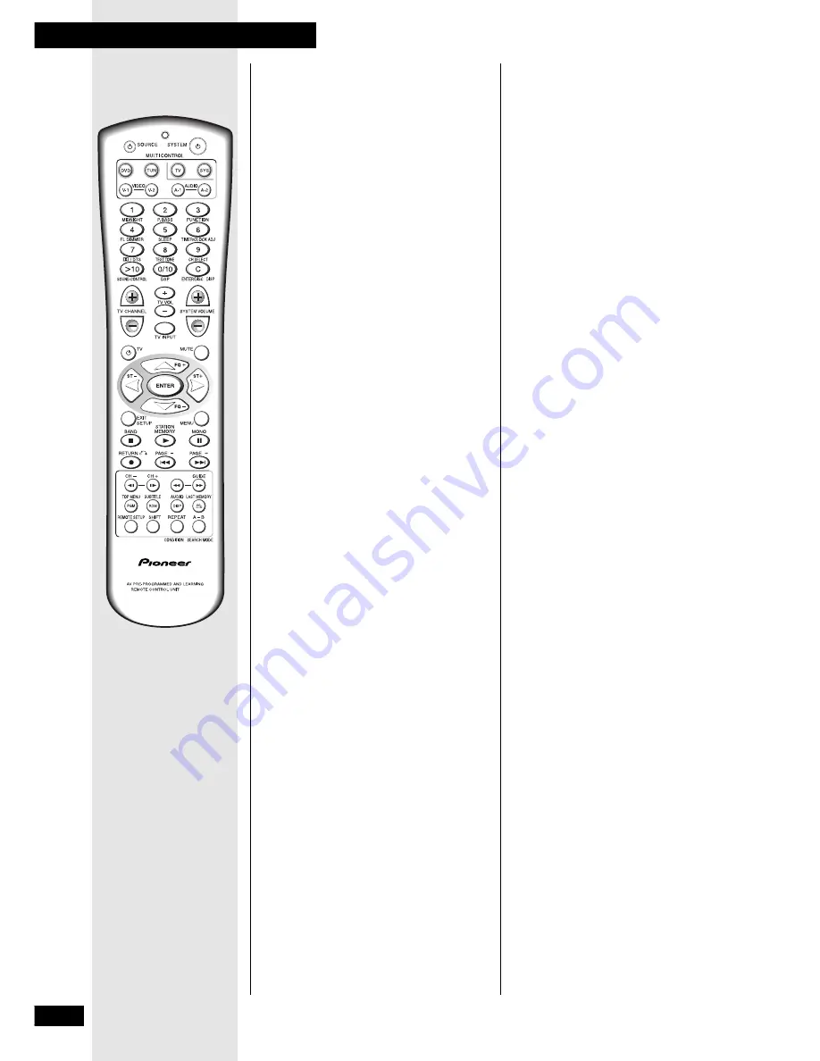 Pioneer XV-DV55 Operating Instructions Manual Download Page 50