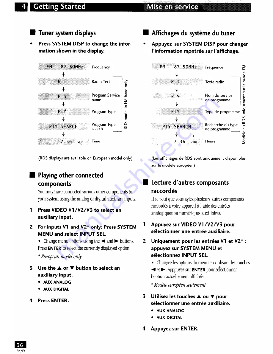 Pioneer XV-DV77 Operating Instructions Manual Download Page 36