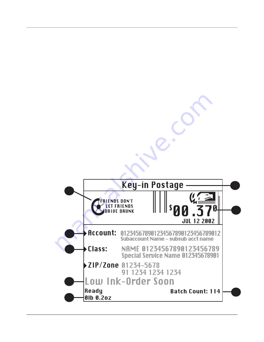 Pitney Bowes DM800 Series Operator'S Manual Download Page 36