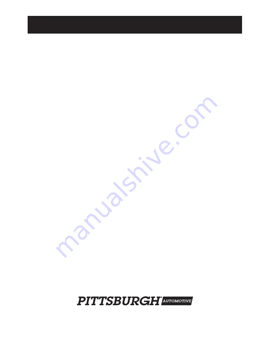 Pittsburgh 69887 Скачать руководство пользователя страница 8