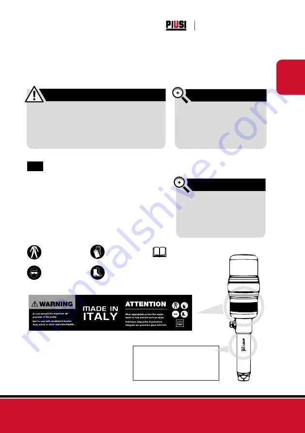 Piusi F00214000 Installation, Use And Maintenance Manual Download Page 9