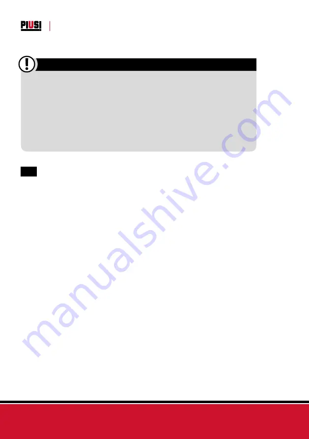 Piusi F00214000 Installation, Use And Maintenance Manual Download Page 58