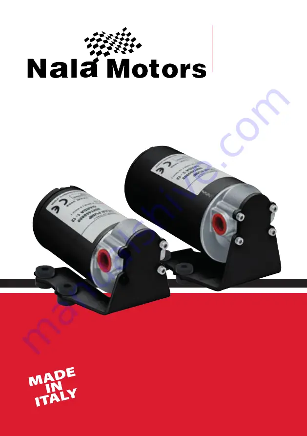 Piusi Nala Motors GARDA1 Installation, Use And Maintenance Manual Download Page 1