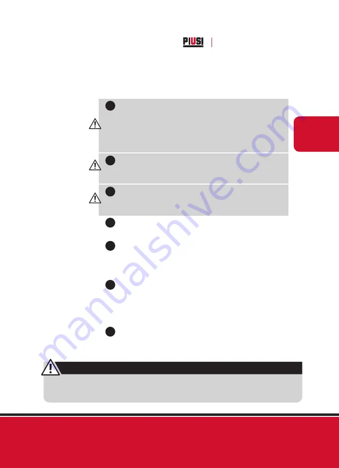 Piusi P 3.5 Directions For Installation, Use And Maintenance Download Page 33