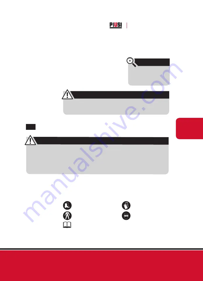 Piusi P 3.5 Directions For Installation, Use And Maintenance Download Page 61