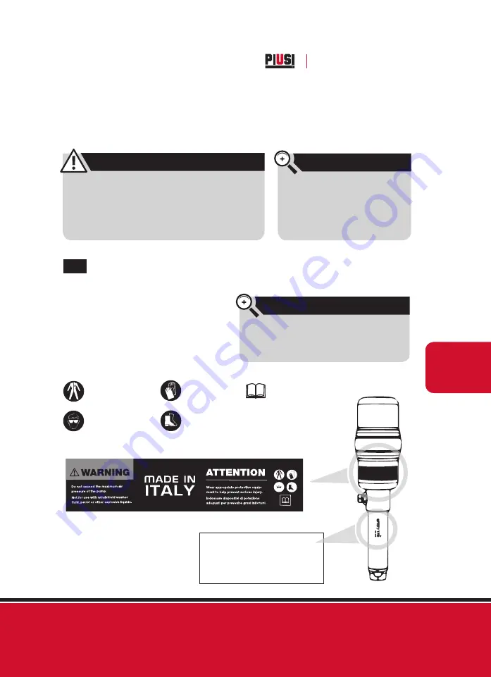 Piusi P 3.5 Directions For Installation, Use And Maintenance Download Page 81