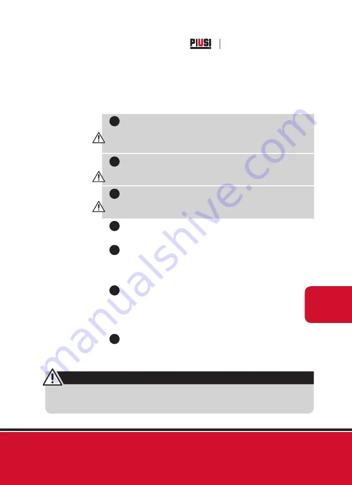 Piusi P 3.5 Directions For Installation, Use And Maintenance Download Page 105