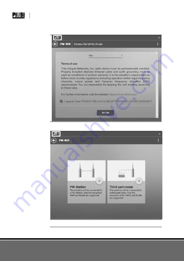 Piusi PW Wi-Fi Installation And Use Manual Download Page 54