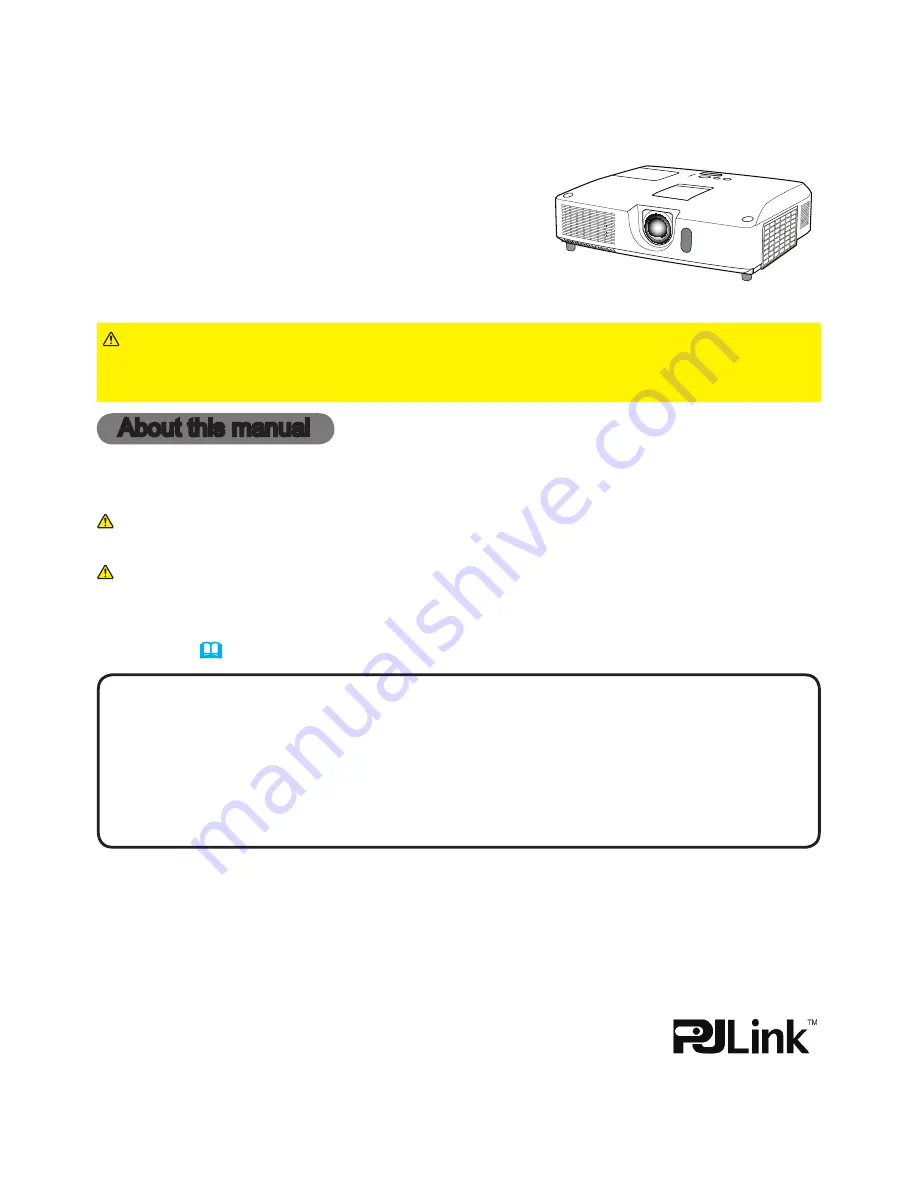 PJLink CP-WX4022WN Скачать руководство пользователя страница 1