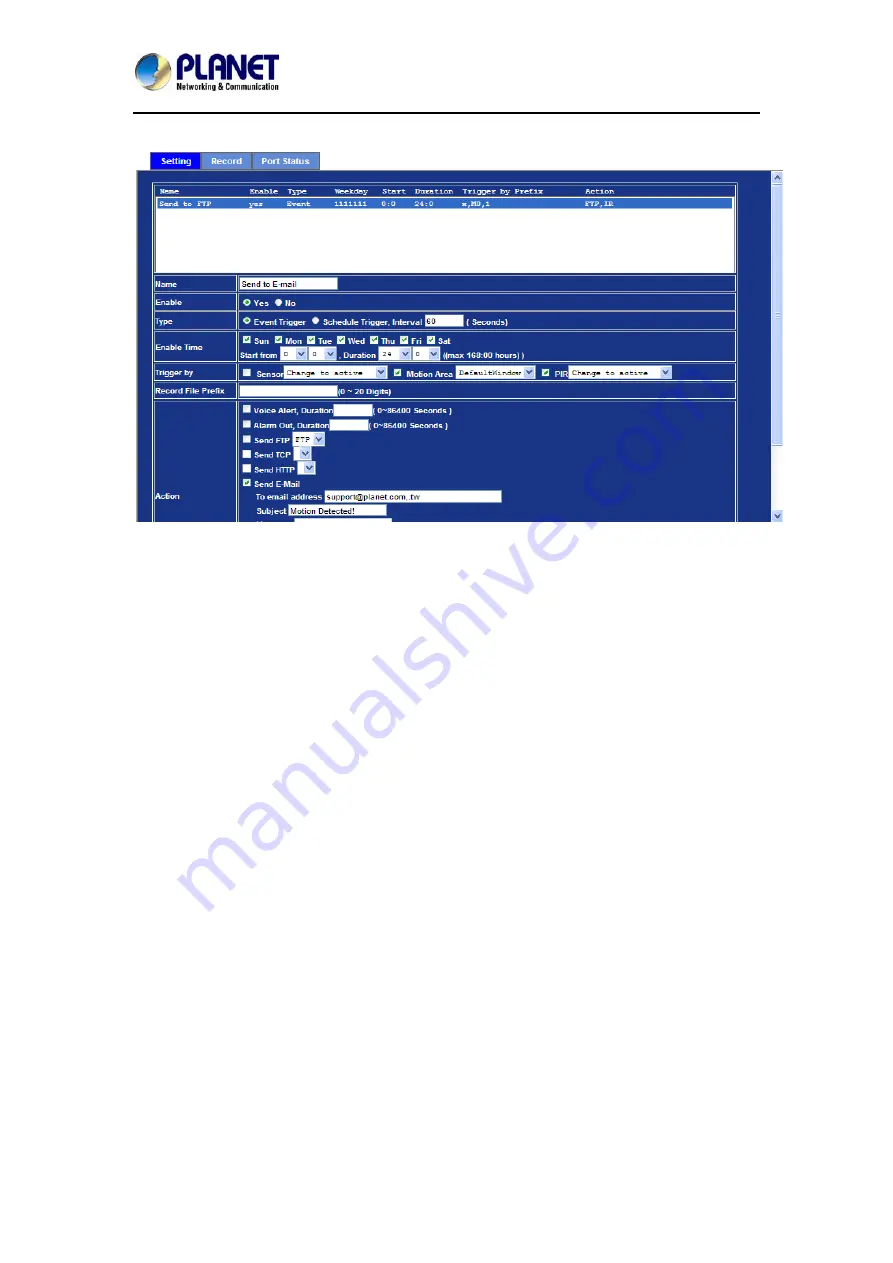 Planet Networking & Communication ICA-3260 Скачать руководство пользователя страница 74