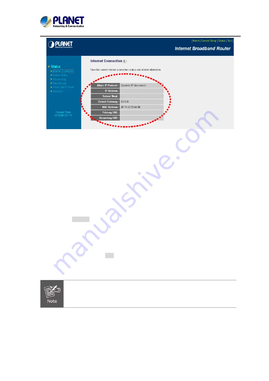 Planet Networking & Communication ICA-5260V User Manual Download Page 70