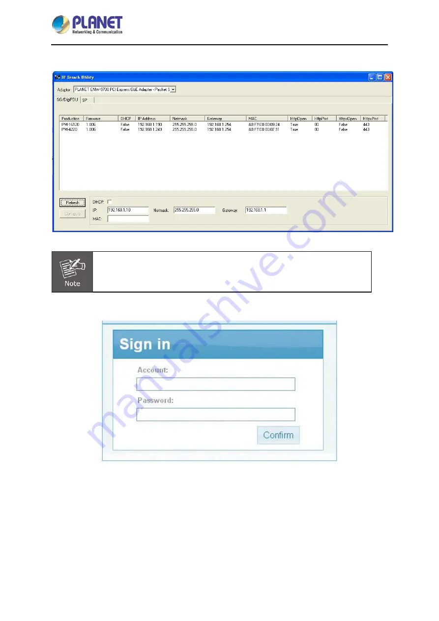 Planet Networking & Communication IPM-16120 User Manual Download Page 16