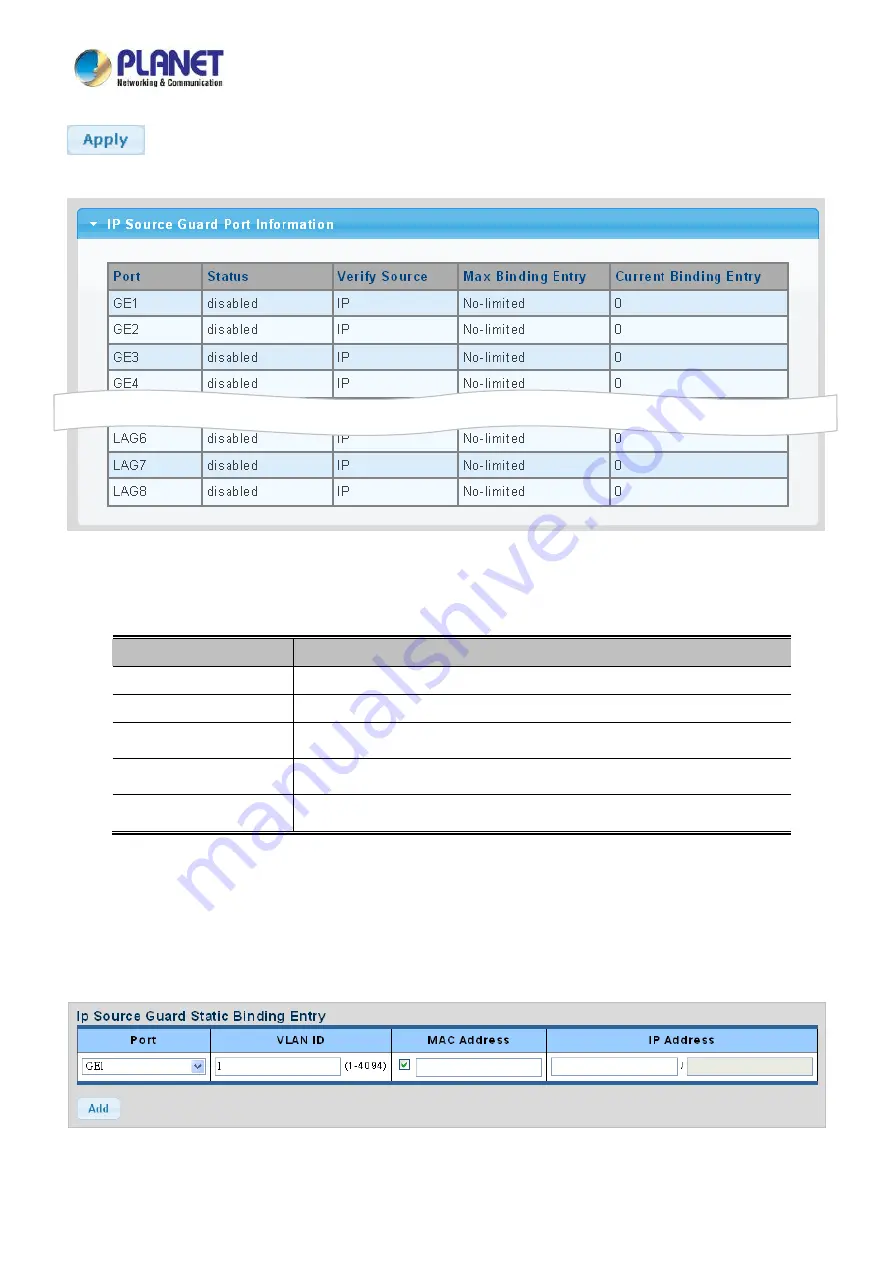 Planet Networking & Communication LRP-1622CS Скачать руководство пользователя страница 265