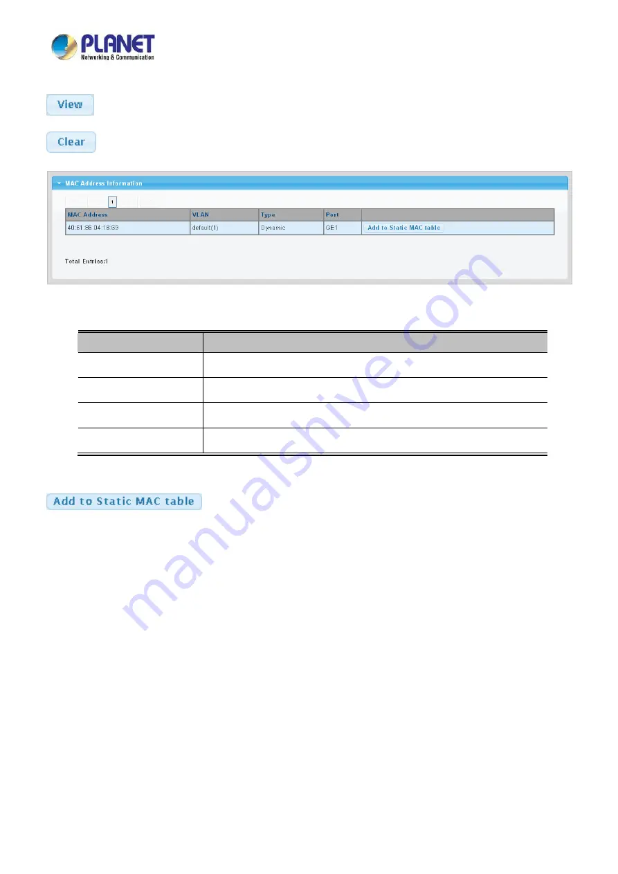 Planet Networking & Communication LRP-1622CS User Manual Download Page 298