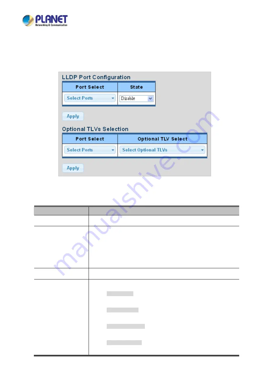 Planet Networking & Communication LRP-1622CS User Manual Download Page 302