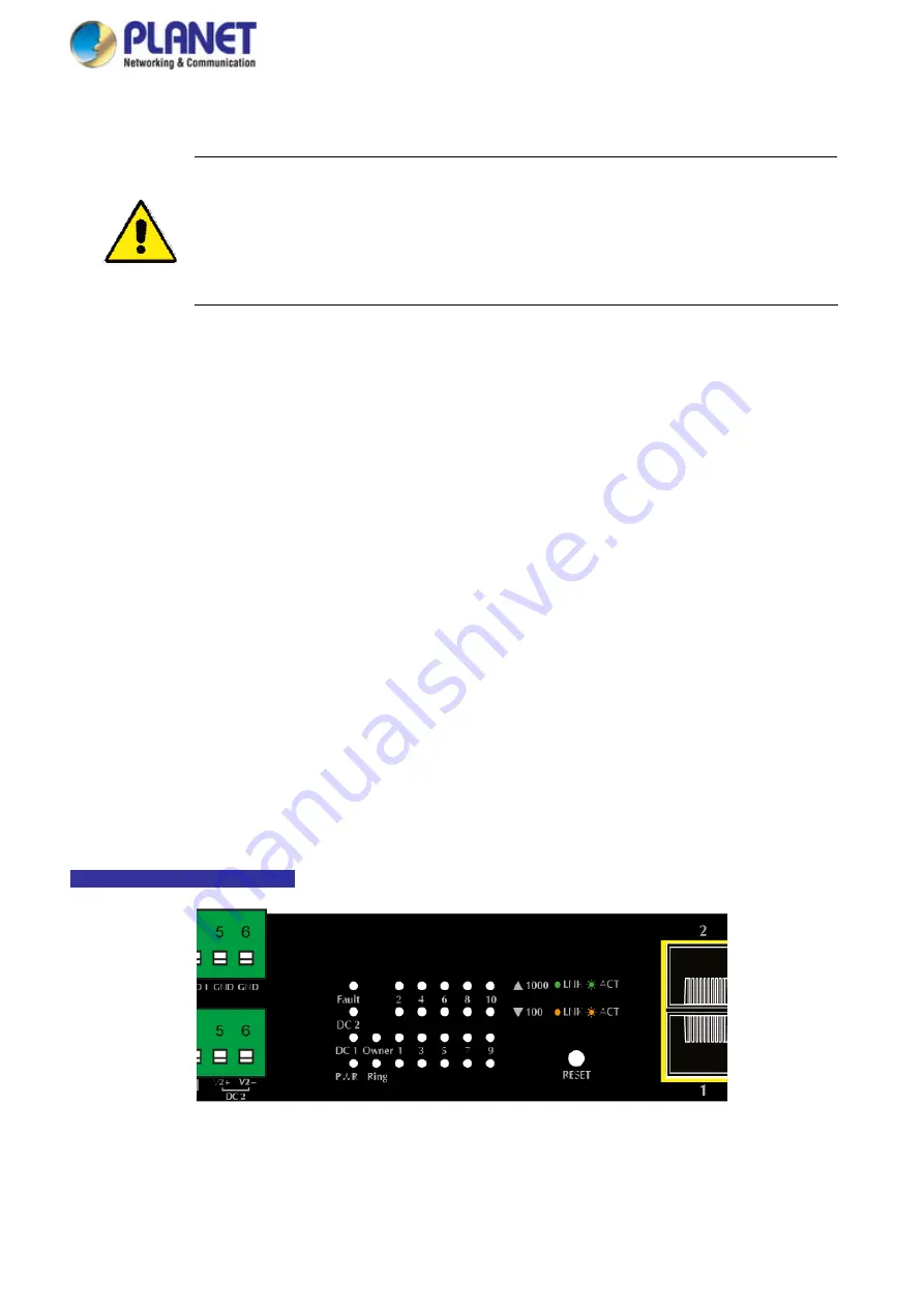 Planet Networking & Communication MGSD-10080F Скачать руководство пользователя страница 23