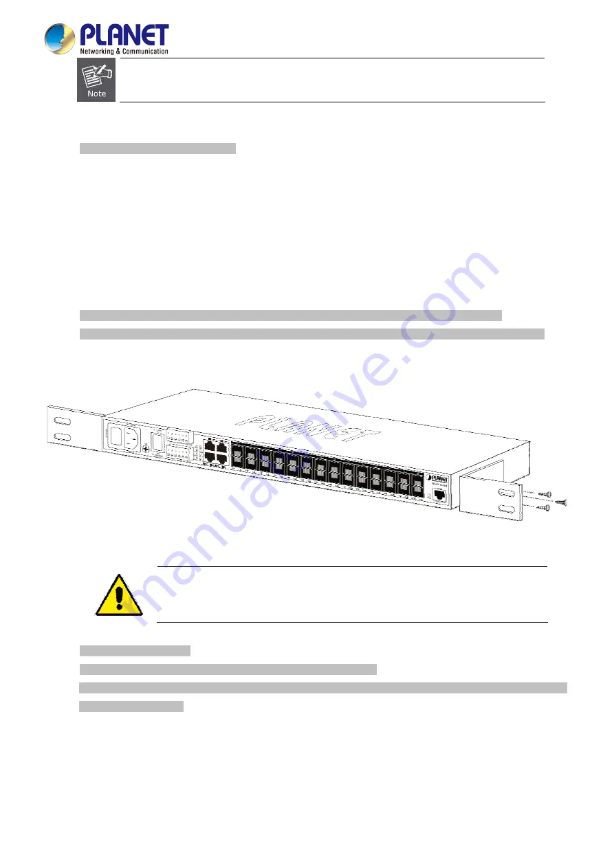 Planet Networking & Communication MGSD-10080F Скачать руководство пользователя страница 34