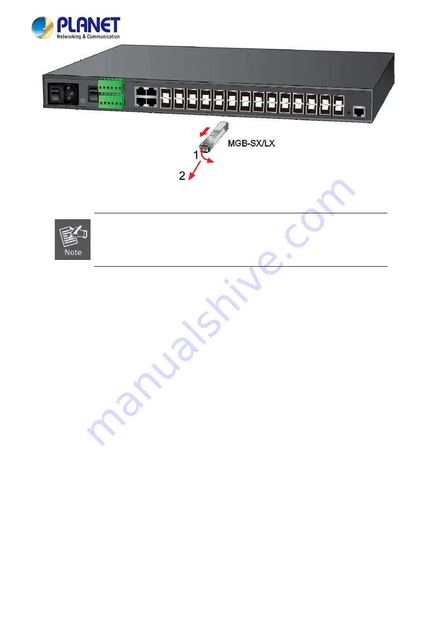 Planet Networking & Communication MGSD-10080F User Manual Download Page 40