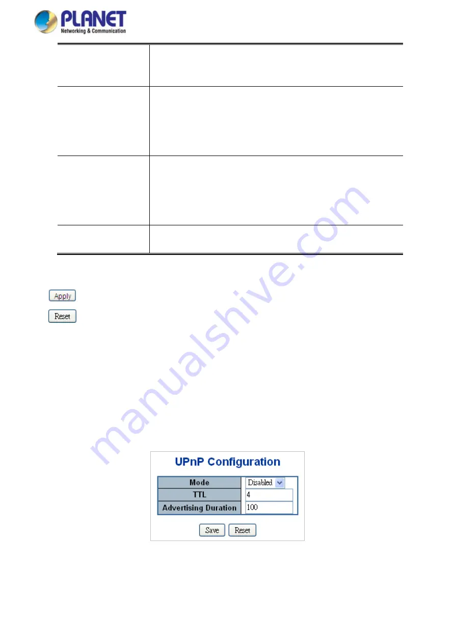 Planet Networking & Communication MGSD-10080F User Manual Download Page 65