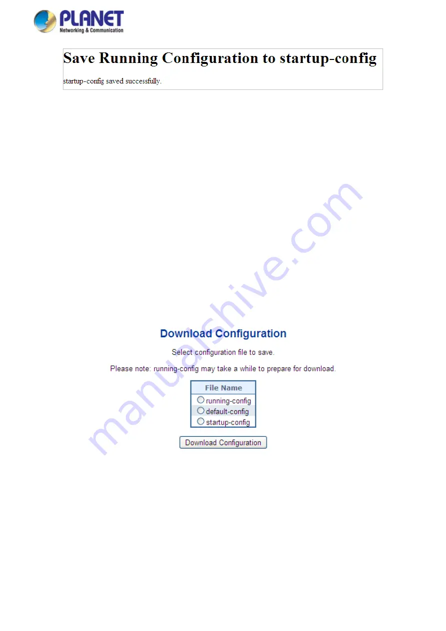 Planet Networking & Communication MGSD-10080F User Manual Download Page 80