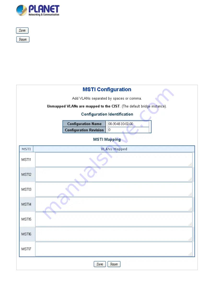 Planet Networking & Communication MGSD-10080F Скачать руководство пользователя страница 161