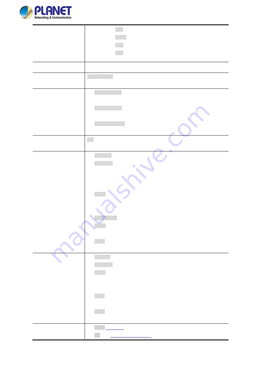 Planet Networking & Communication MGSD-10080F Скачать руководство пользователя страница 219