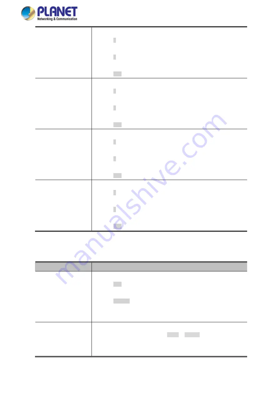 Planet Networking & Communication MGSD-10080F User Manual Download Page 241