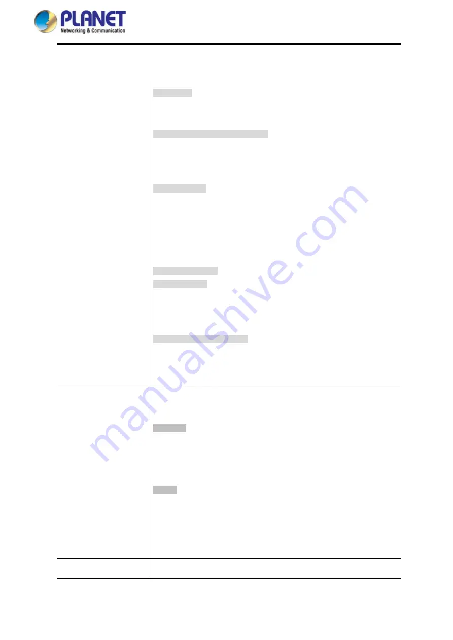 Planet Networking & Communication MGSD-10080F User Manual Download Page 320