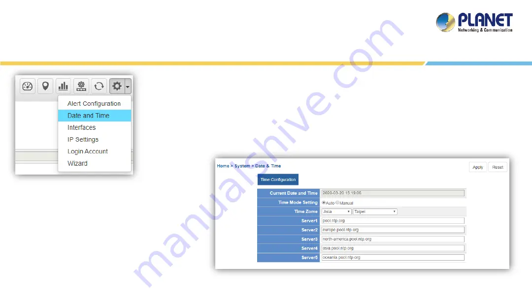 Planet Networking & Communication NMS-1000V Quick User Manual Download Page 63