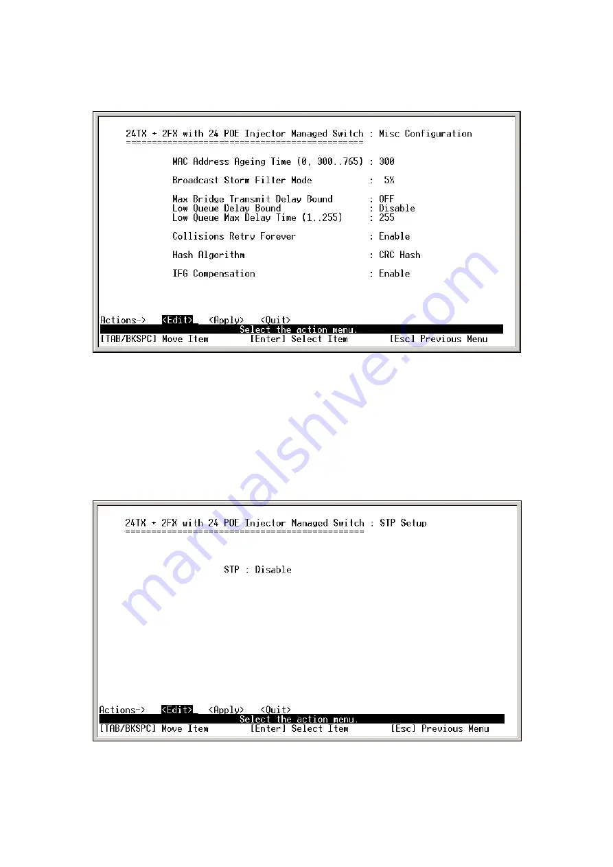 Planet Networking & Communication WGSW-2620P User Manual Download Page 70