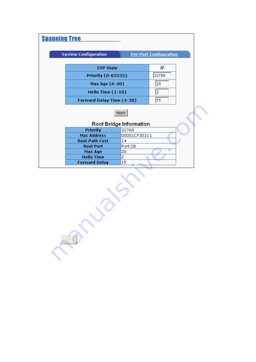 Planet Networking & Communication WGSW-2620P User Manual Download Page 114