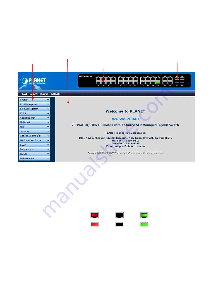 Planet Networking & Communication wgsw-28040 Скачать руководство пользователя страница 35