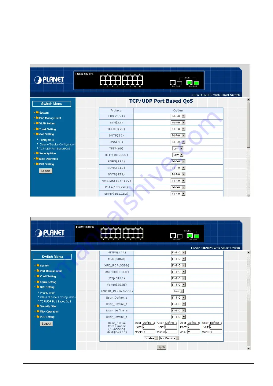 Planet FGSW-1828PS User Manual Download Page 53